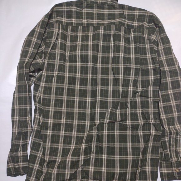 Wrangler Men's Plaid Long Sleeved Button Down Shirt - Picture 2 of 3